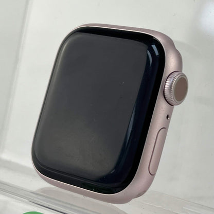 GPS Only Apple Watch Series 9 41MM Pink Aluminum black nylon band MR953LL/A