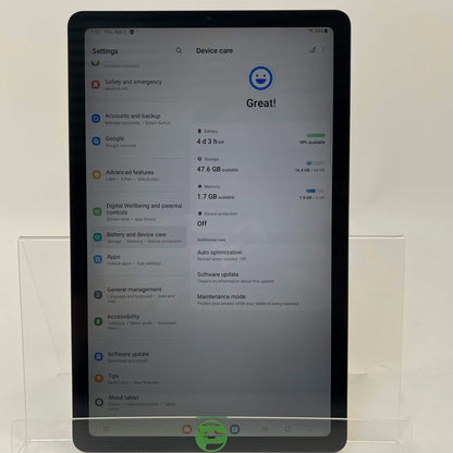 WiFi Only Samsung Galaxy Tab S6 Lite 10.4" 128GB Gray SM-P610