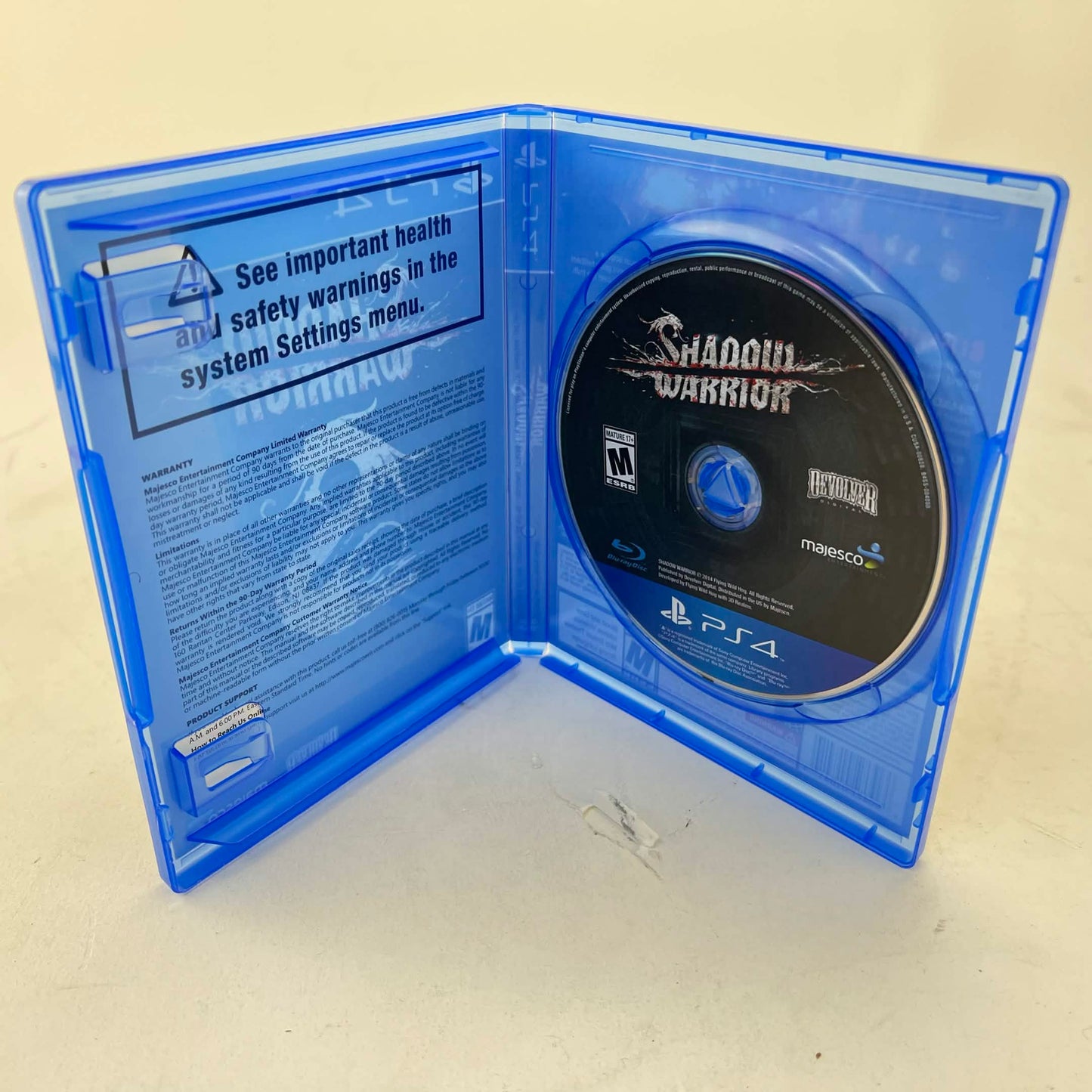 Shadow Warrior (Sony PlayStation 4 PS4, 2014)
