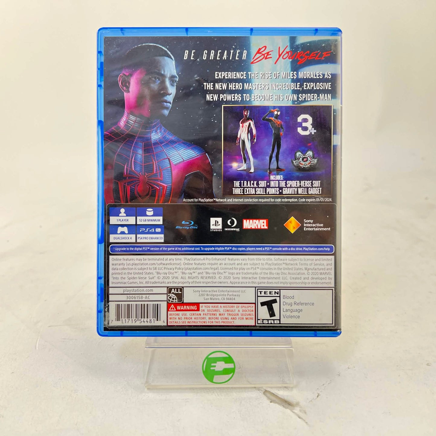 Marvel Spiderman: Miles Morales [Launch Edition] (Sony PlayStation 4 PS4, 2020)