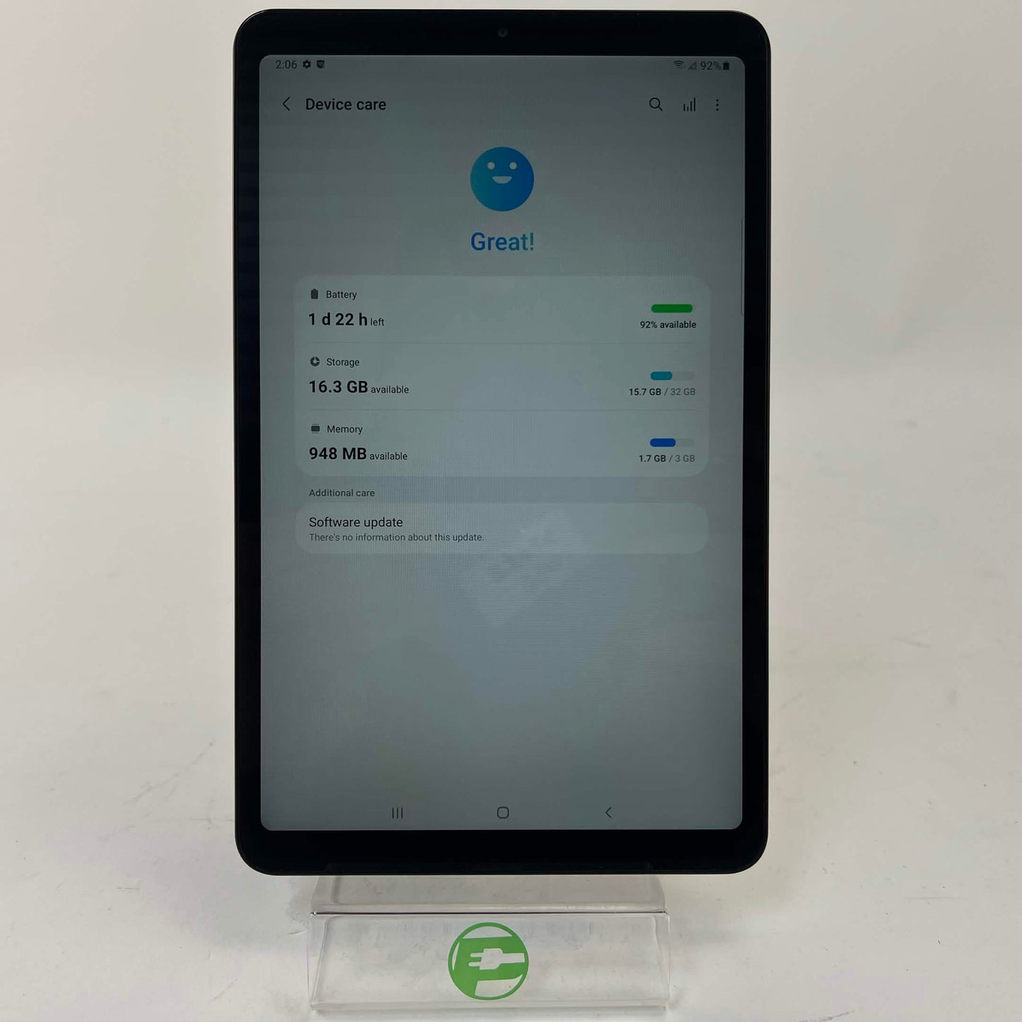 WiFi Only Samsung Galaxy Tab A 8.4" 32GB Black SM-T290NZKAXAR