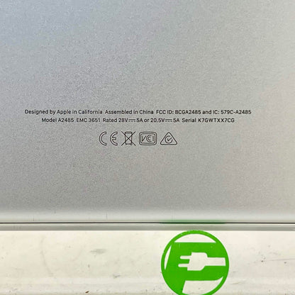 2021 Apple MacBook Pro 16" M1 Max 32C GPU 3.2GHz 32GB RAM 1TB SSD A2485