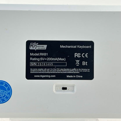 Royal Kludge rk61 White