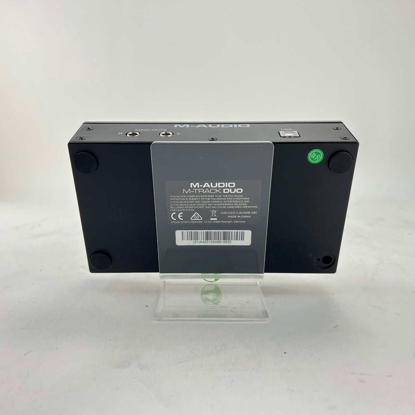 M-Audio M-Track Duo 120W 48V 2 Channel USB audio interface MTRACKDUO