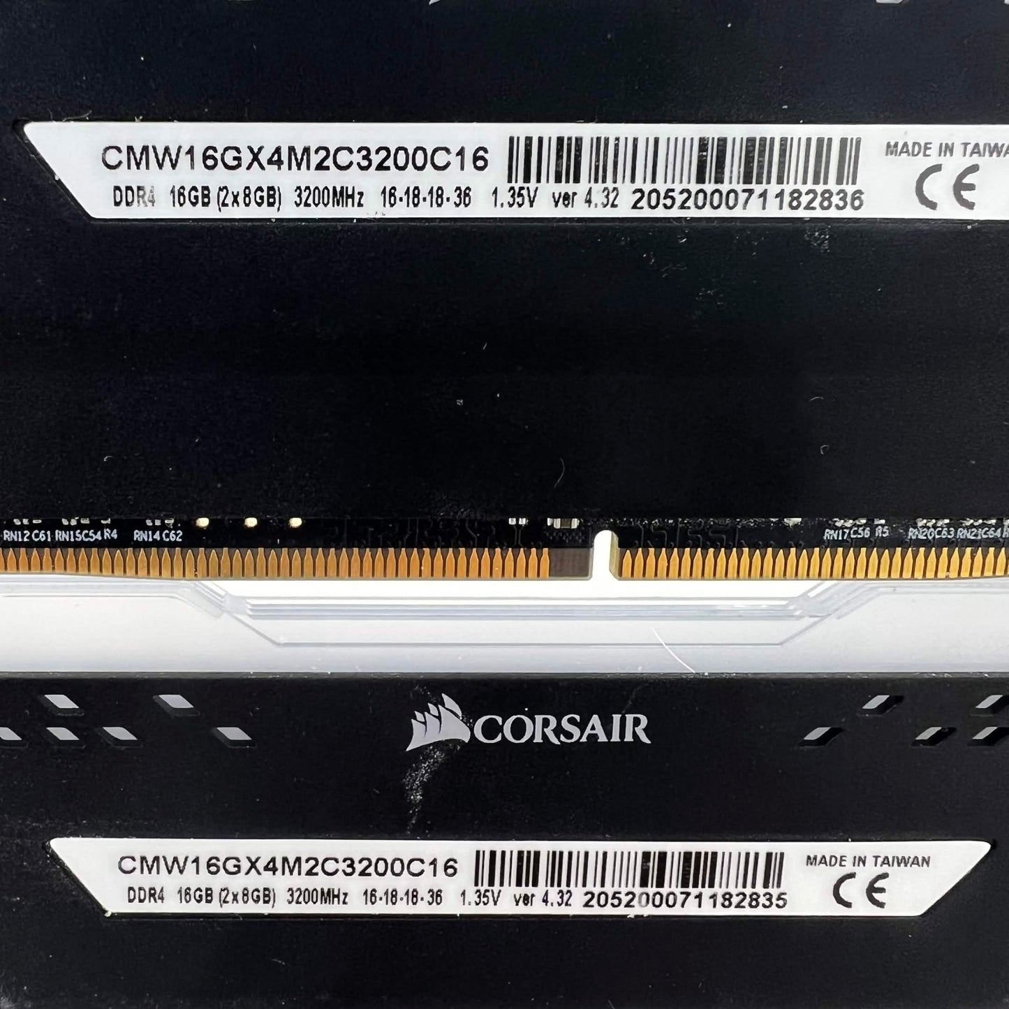 Corsair Vengeance RGB Pro 16GB (2x8GB) RAM DDR4 3200MHz CMW16GX4M2C3200C16