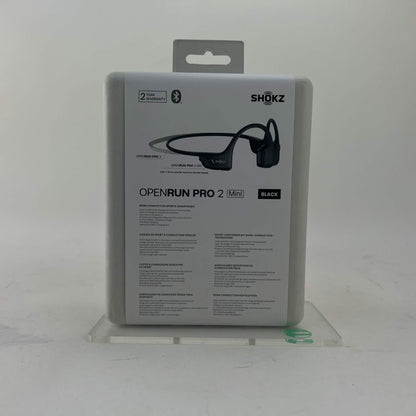 New Shokz OpenRun Pro2 Mini Bone Conduction Open-Ear Sport Headphones Black SHOKZ S821