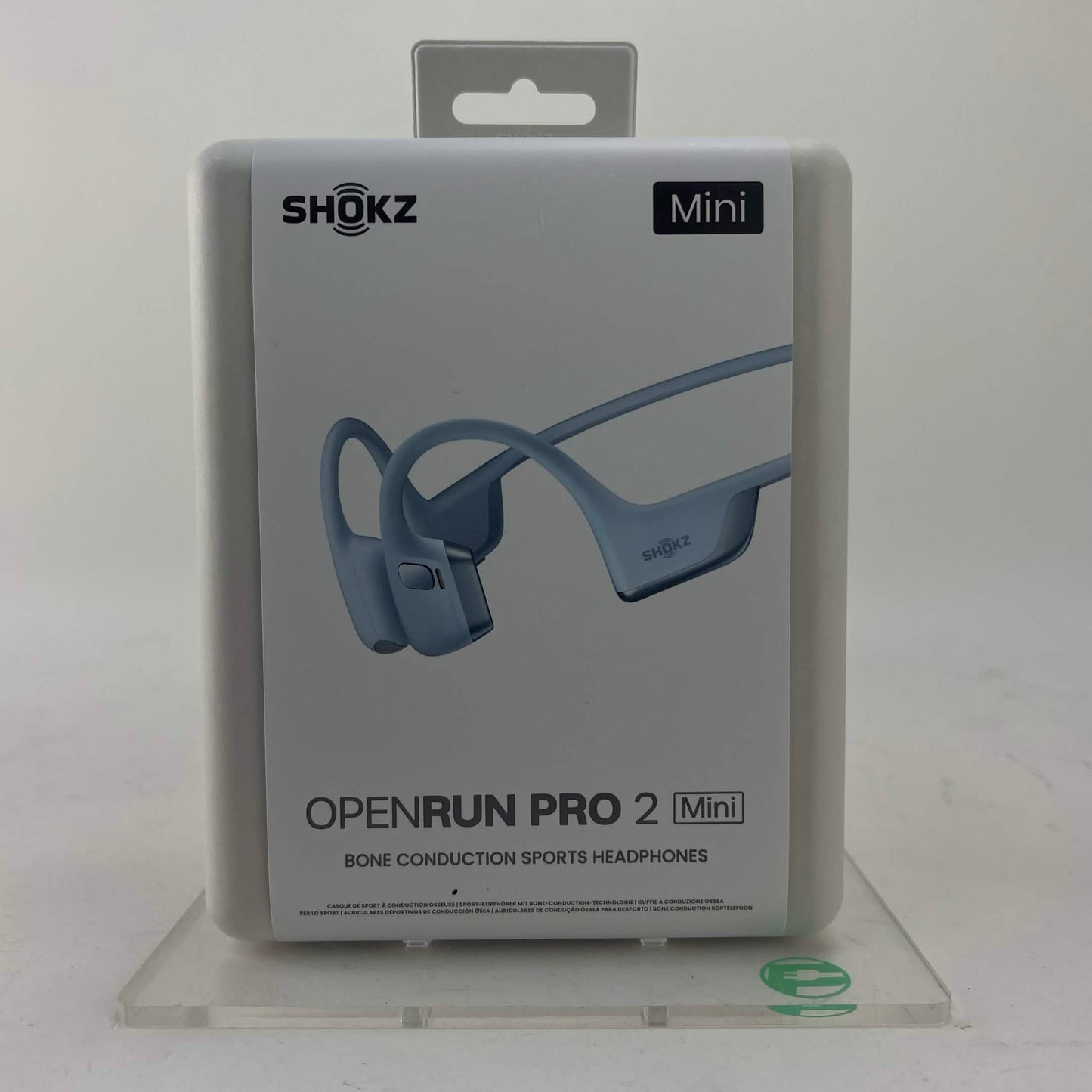 New Shokz OpenRun Pro2 Mini Bone Conduction Open-Ear Sport Headphones Silver 