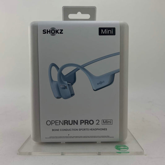 New Shokz OpenRun Pro2 Mini Bone Conduction Open-Ear Sport Headphones Silver 