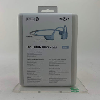 New Shokz OpenRun Pro2 Mini Bone Conduction Open-Ear Sport Headphones Silver 