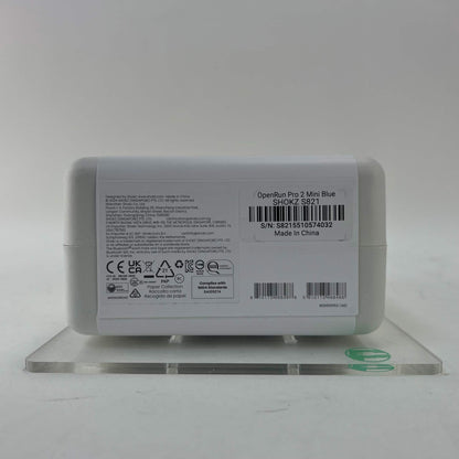 New Shokz OpenRun Pro2 Mini Bone Conduction Open-Ear Sport Headphones Silver 