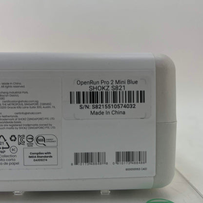 New Shokz OpenRun Pro2 Mini Bone Conduction Open-Ear Sport Headphones Silver 