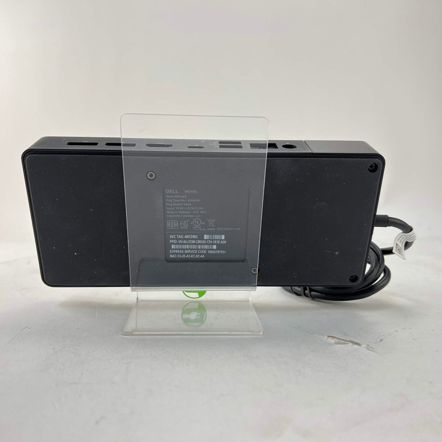 Dell WD19S USB-C Laptop Docking Station Black