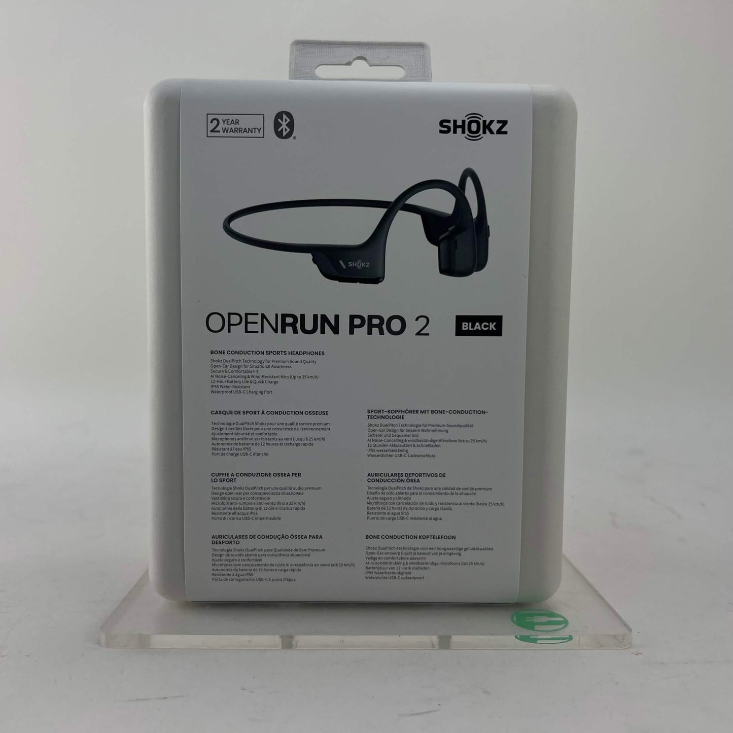 New Shokz OpenRun Pro2 Black SHOKZ S820