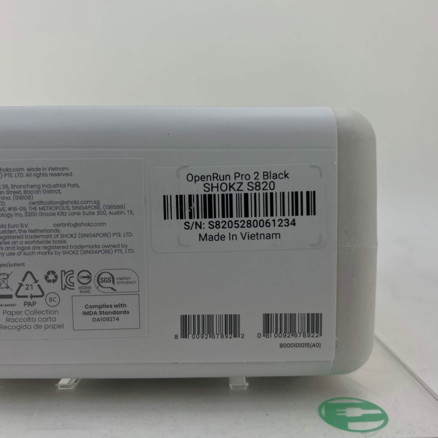 New Shokz OpenRun Pro2 Black SHOKZ S820