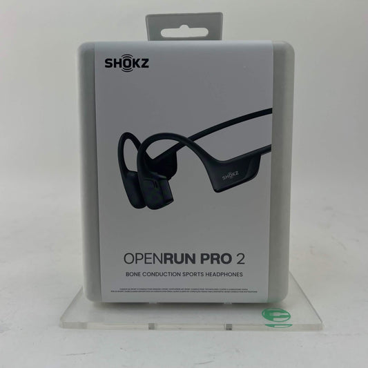 New Shokz OpenRun Pro2 Bone Conduction Open-Ear Sport Headphones Black S820