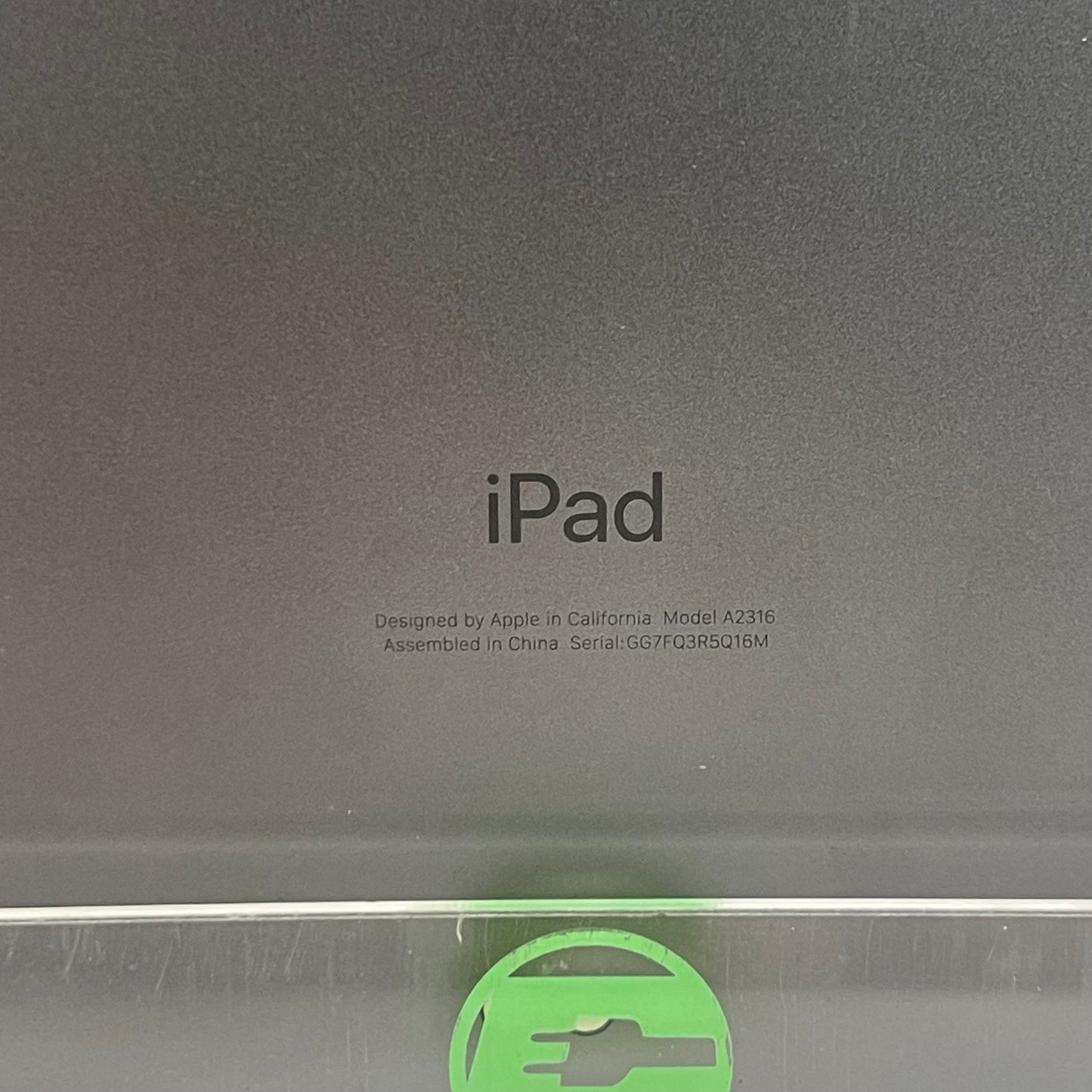 WiFi Only Apple iPad Air 4th Gen 64GB Space Gray MYFM2LL/A