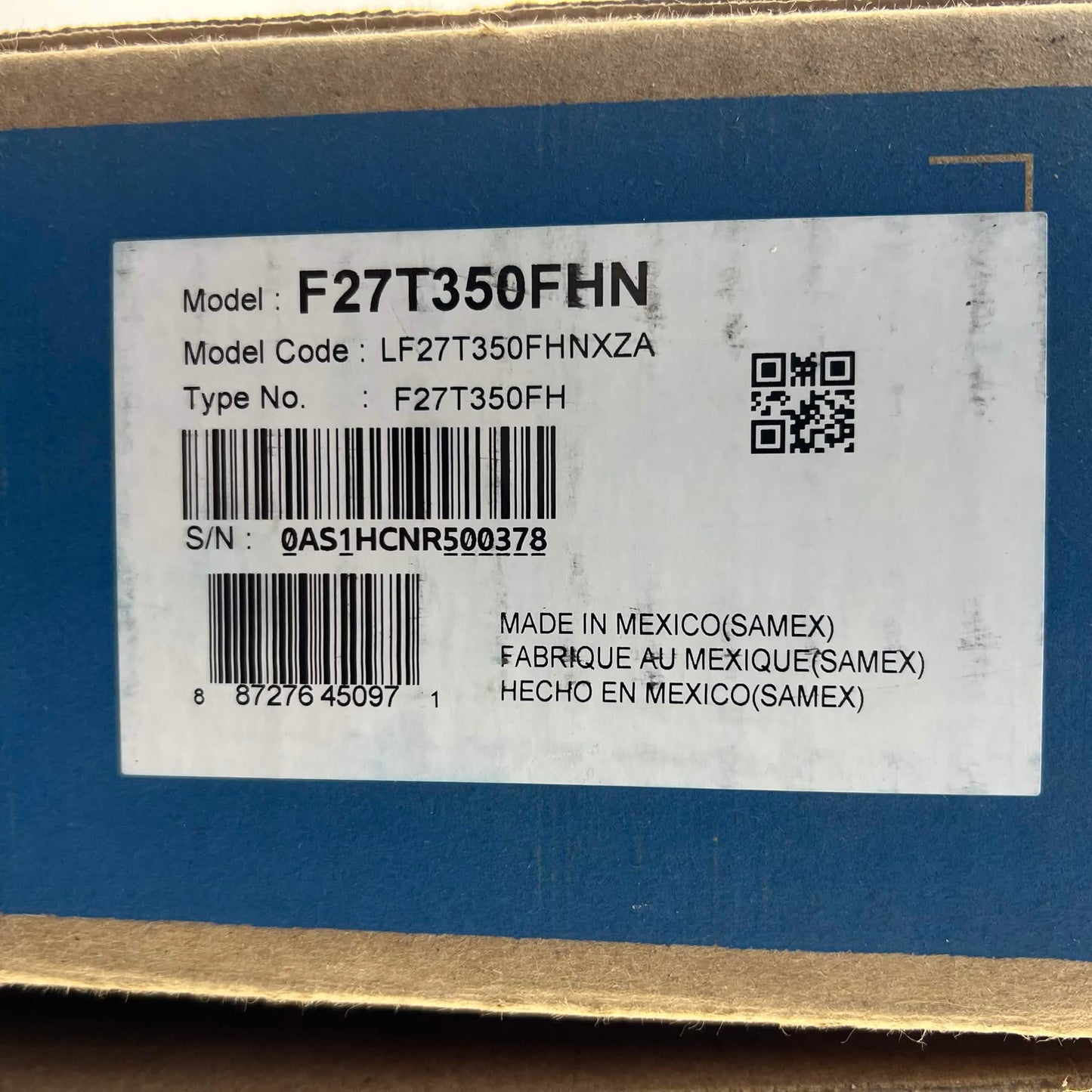 Samsung EliteDisplay 27" LF27T350HNXZA LED IPS 75Hz Flat Panel Monitor