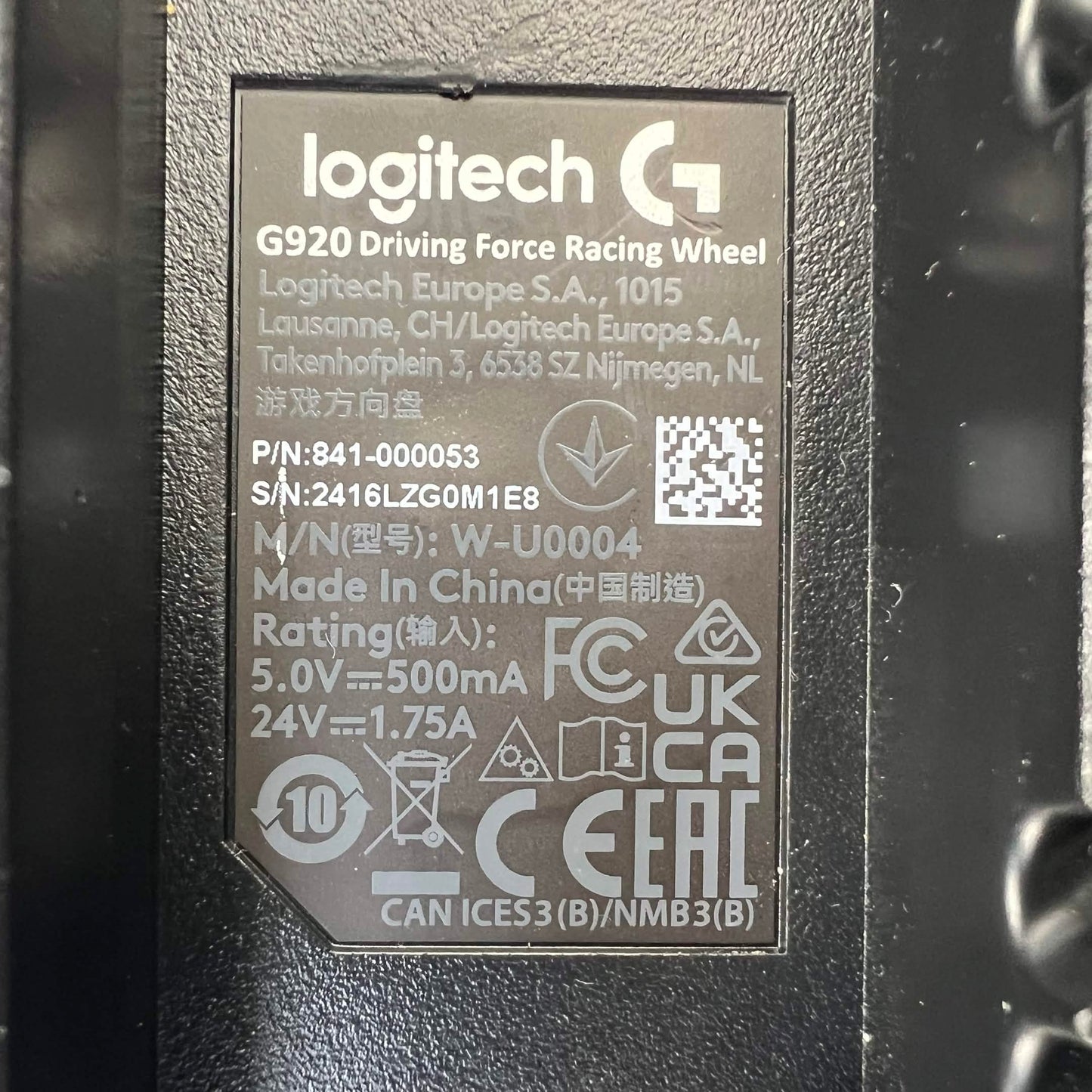 Logitech G Driving Force G920 Game Racing Wheels And Pedals 941-000121