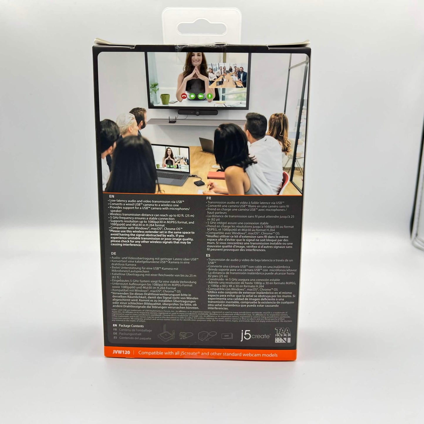 New J5 Create JVW120 Wireless Extender for PC Peripherals
