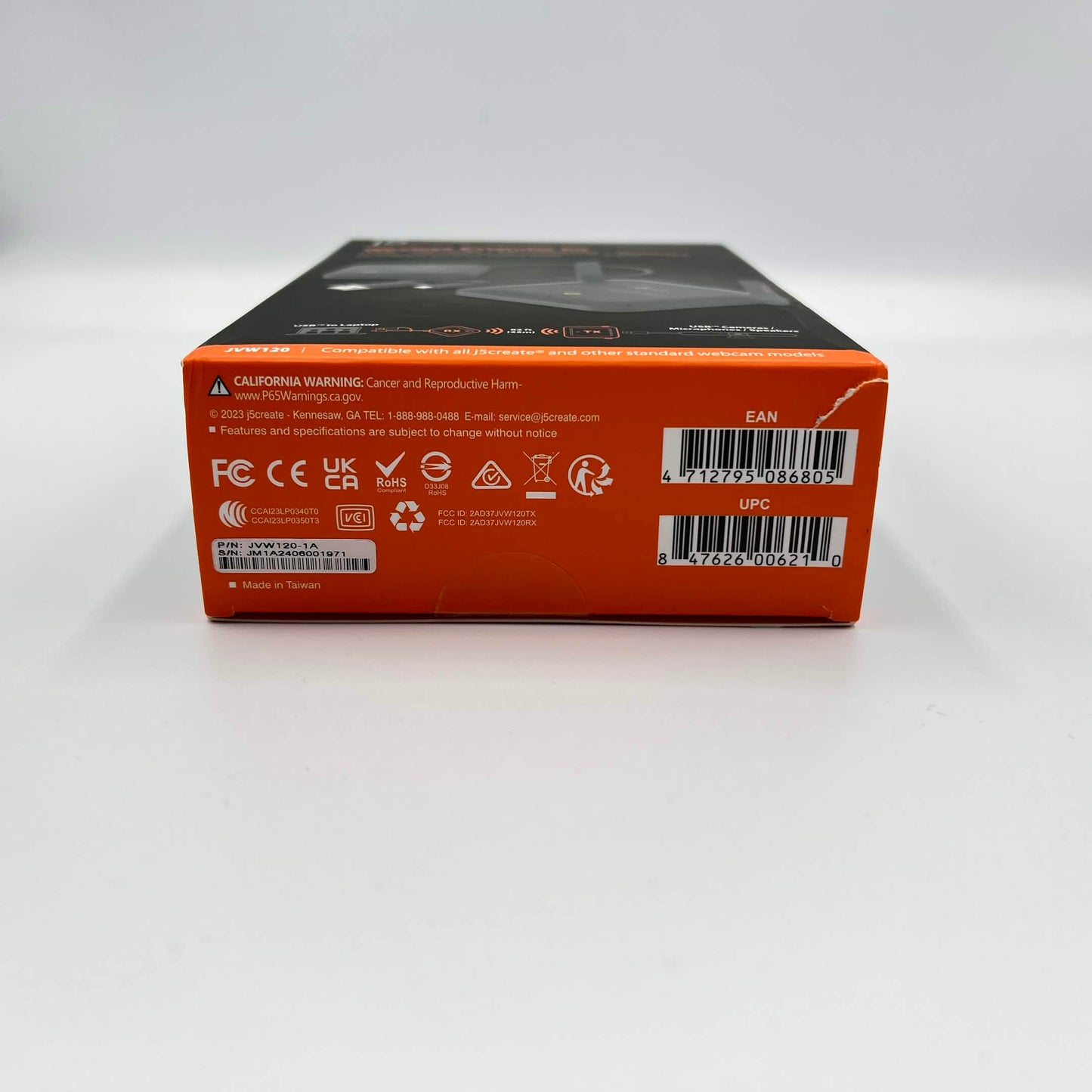 New J5 Create JVW120 Wireless Extender for PC Peripherals