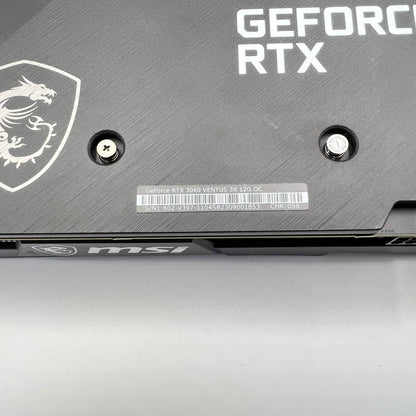 MSI GeForce RTX 3060 Ventus 3X OC 12GB GDDR6 Graphics Card MS-V397