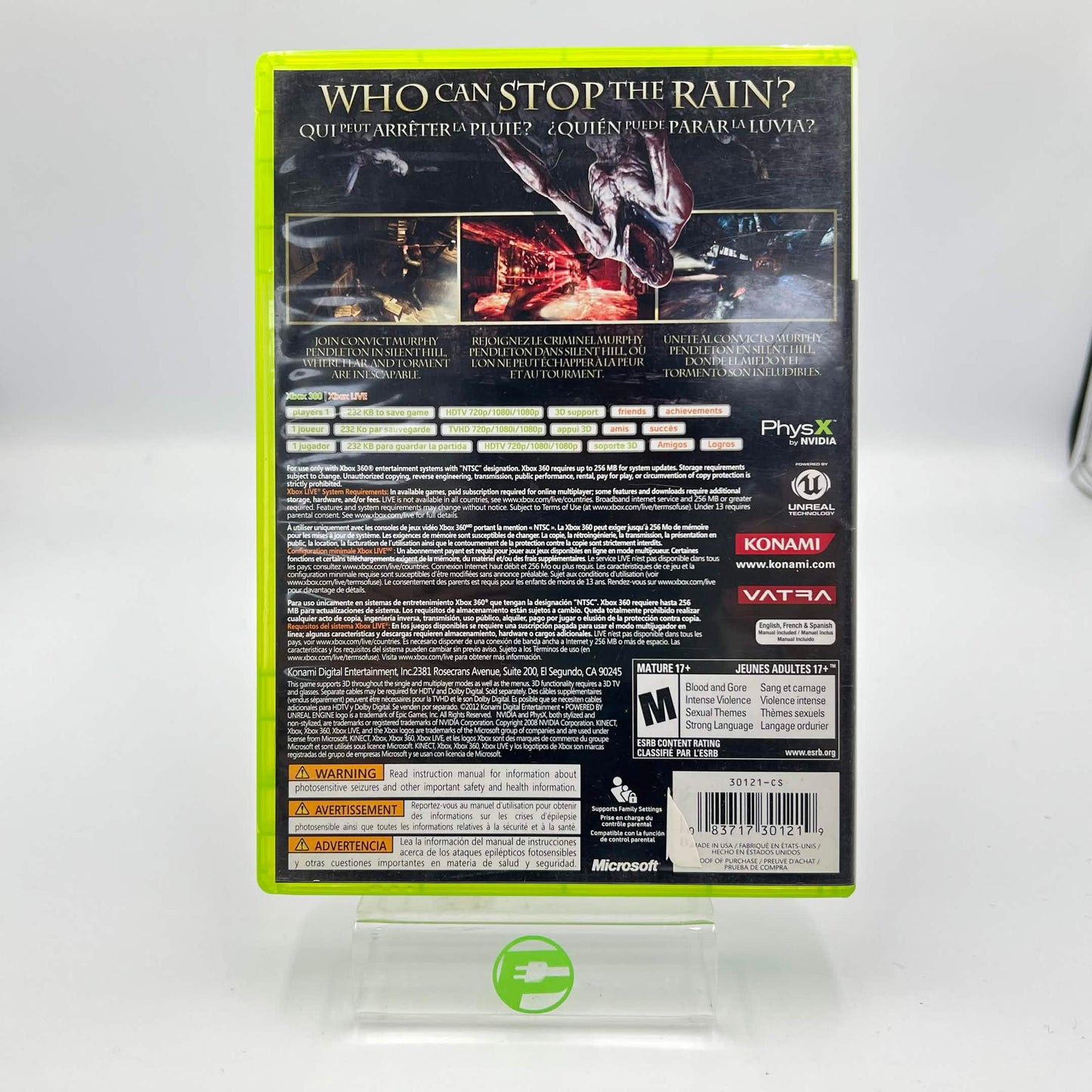 Silent Hill Downpour (Microsoft Xbox 360, 2012)