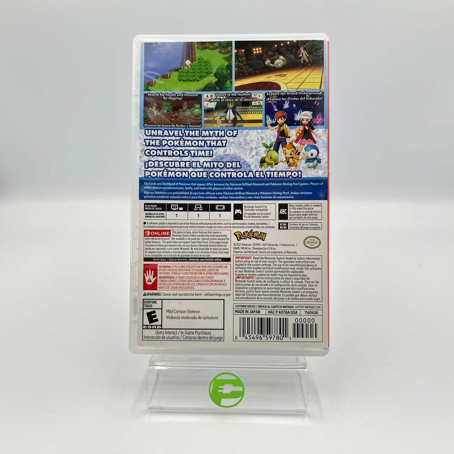 Pokemon Brilliant Diamond (Nintendo Switch, 2021)