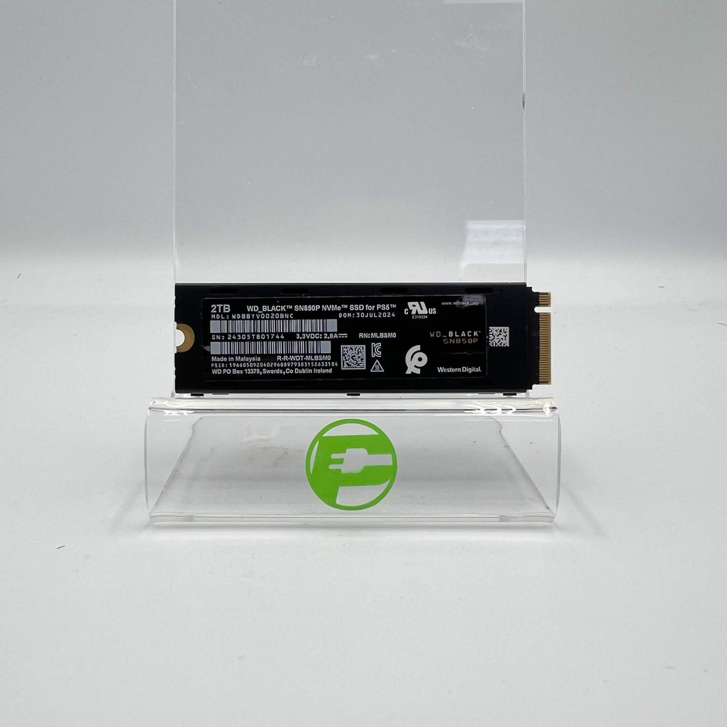 Western Digital WD 2280mm SN850P 2TB M.2 NVMe Gen 4.0 x 4 SSD WDBBYV0020BNC