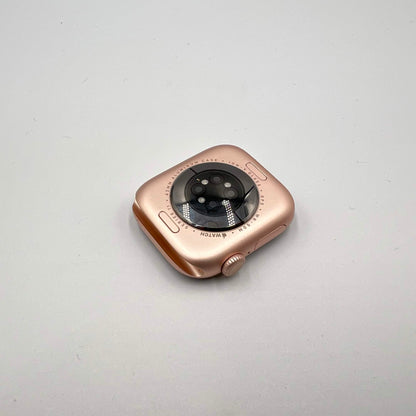 GPS Only Apple Watch Series 11 42MM Rose Gold Aluminum White Sport Band 