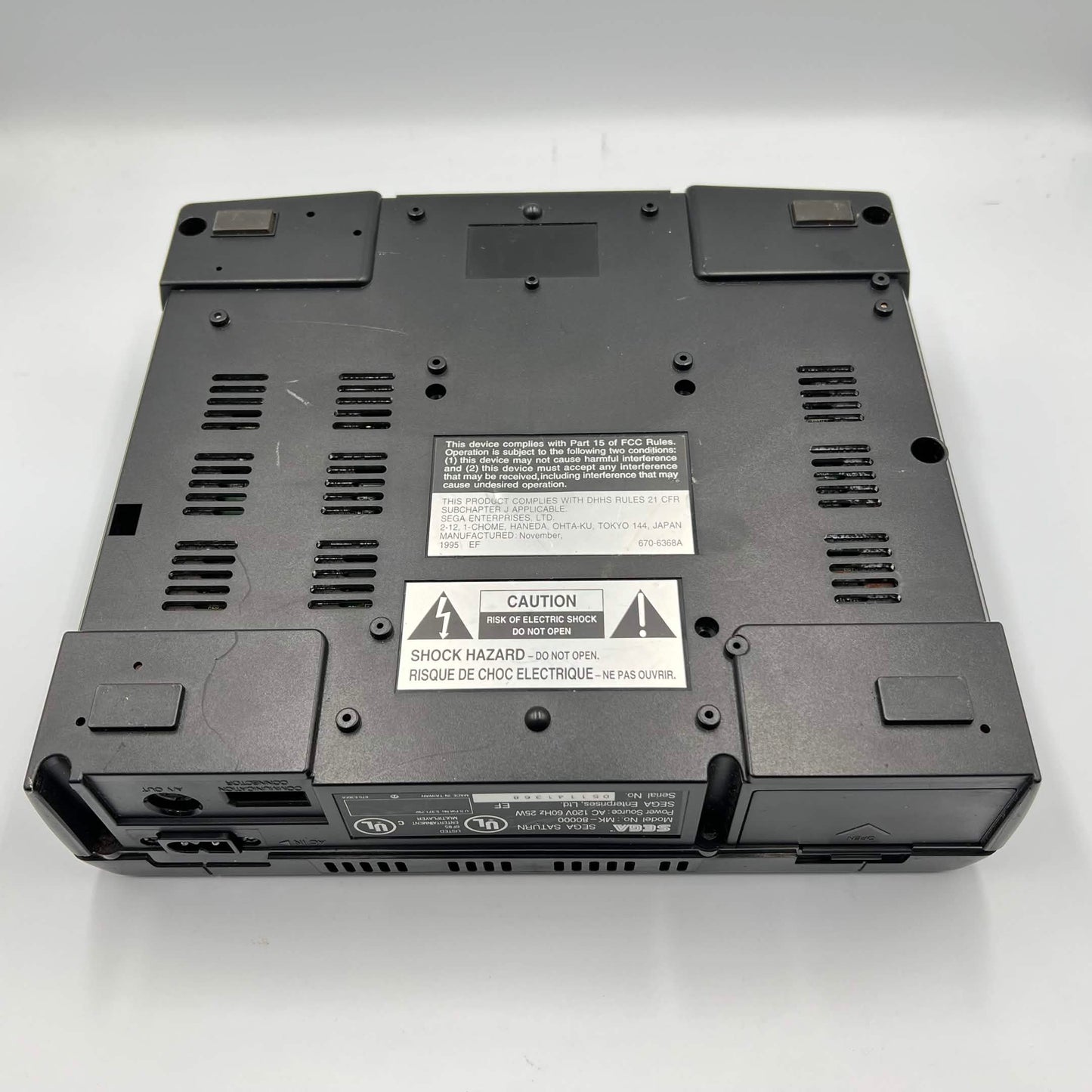 Sega Saturn Model 1 Console Gaming System Black MK-80000