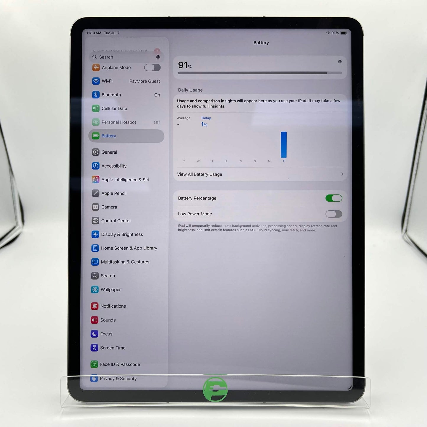 WiFi Only Apple iPad Pro 12.9" 6th Gen 256GB Silver MP603LL/A
