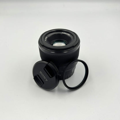Sony 50mm f/1.8 E E-Mount Full-Frame SEL50F18F Auto & Manual Lens