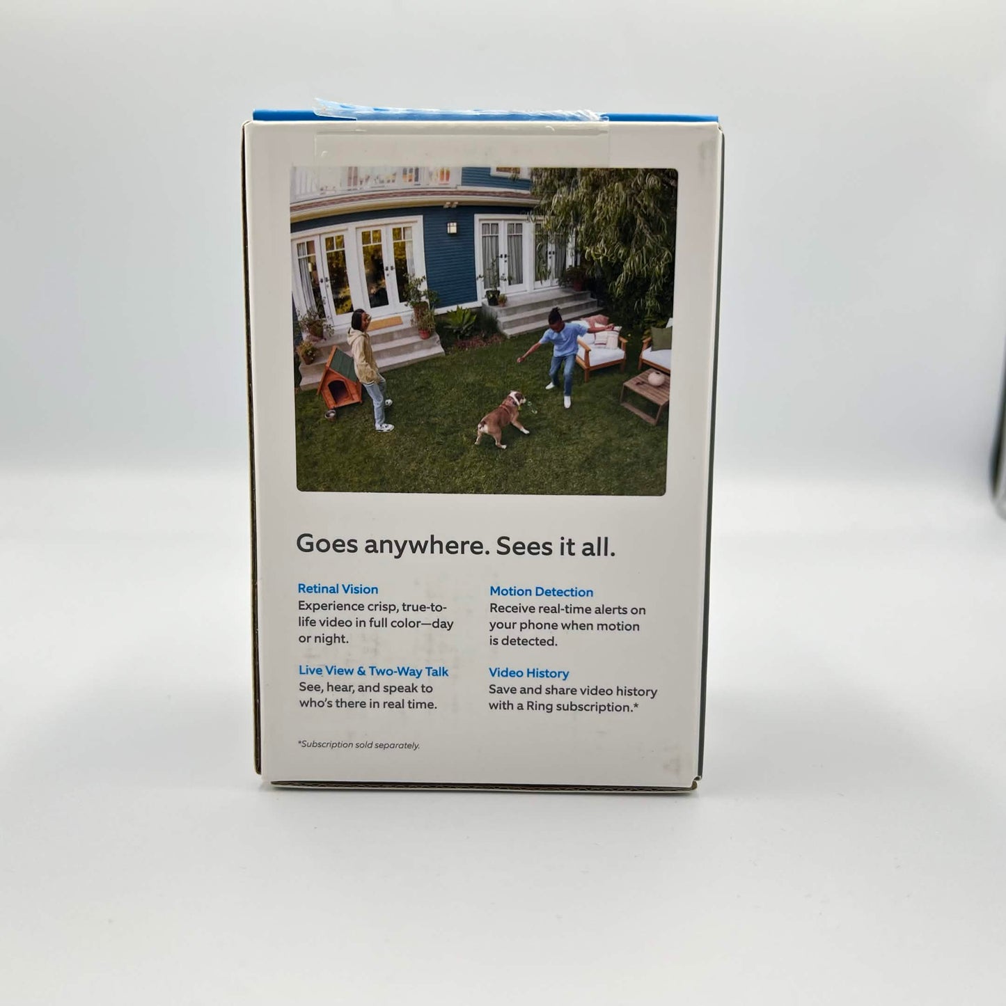 New Ring Outdoor Cam Wifi Camera Unclaimed