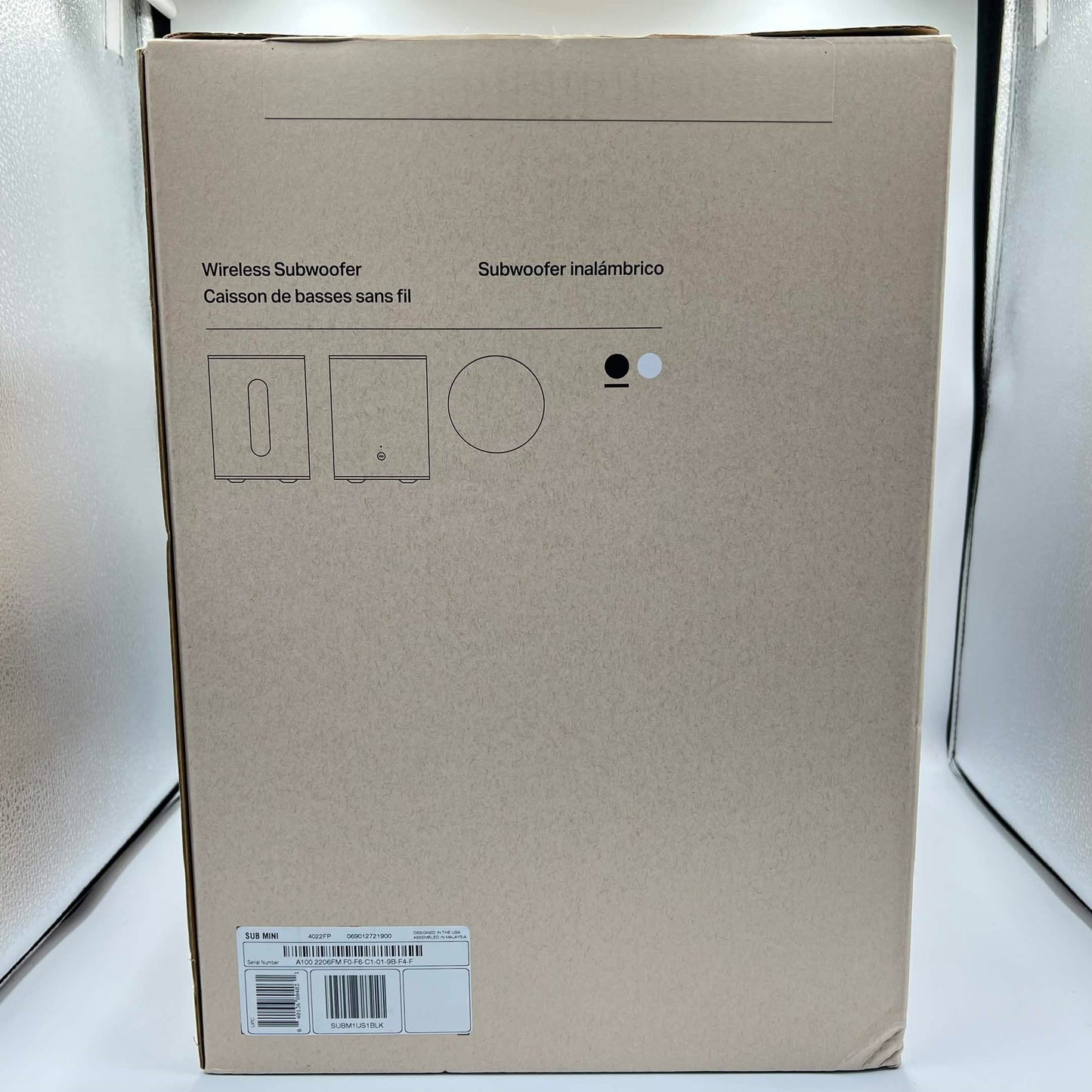 Sonos Sub Mini : SUBM1US1BLK