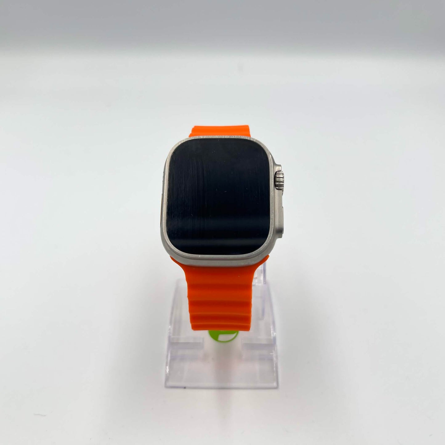 Unlocked Apple Watch Ultra 49MM Natural Titanium Orange Ocean Band M00D3LL/A