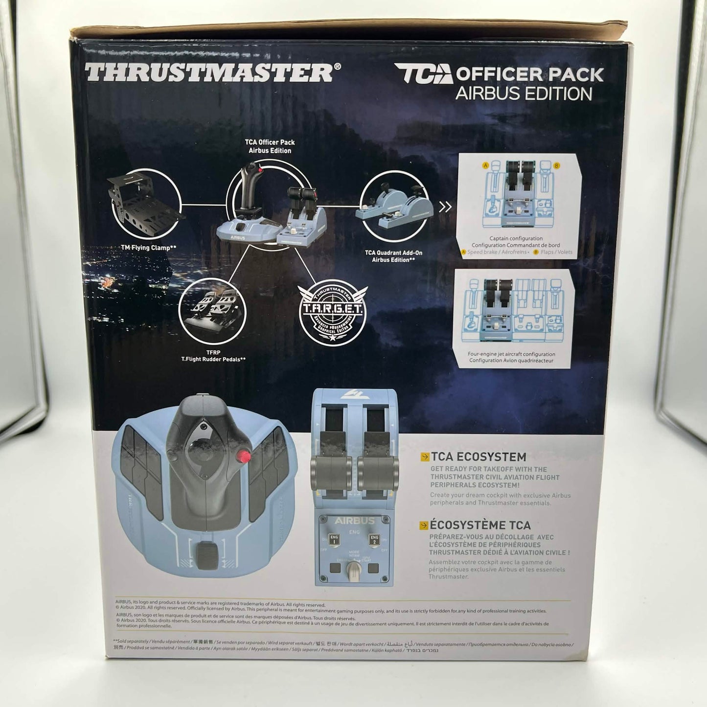 Thrustmaster TCA Captain Pack Black/Blue 4460217 flight simulation setup Xbox 