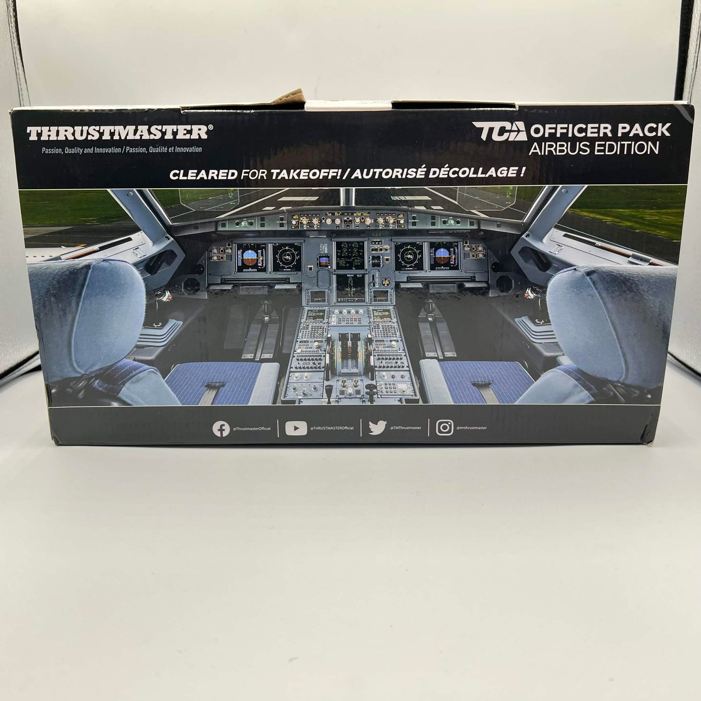 Thrustmaster TCA Captain Pack Black/Blue 4460217 flight simulation setup Xbox 