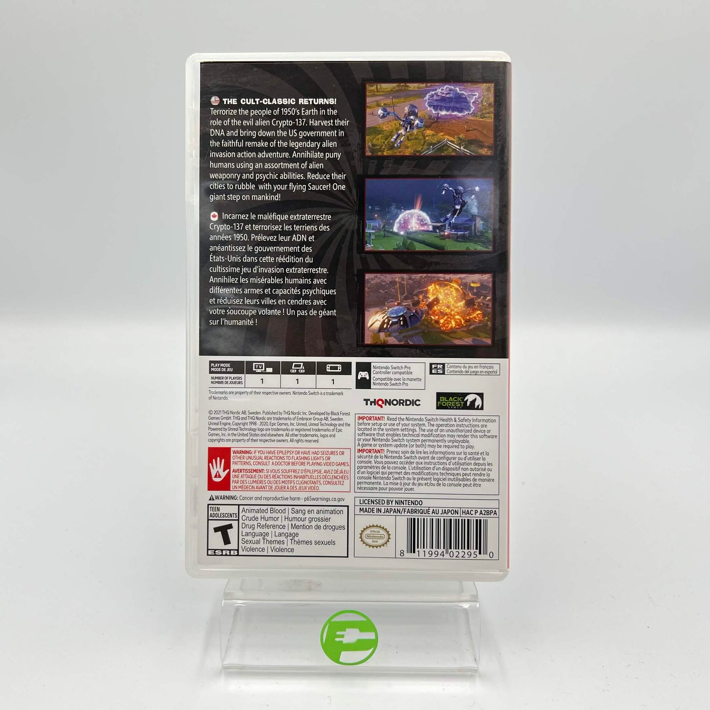 Destroy All Humans (Nintendo Switch, 2021)