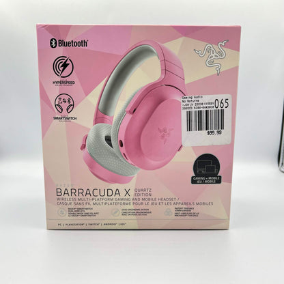 Razer Razer Barracuda X Quartz Over Ear Gaming Headset Pink RZ04-04430300-R3U1