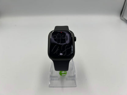Unlocked Apple Watch Series 11 46MM Jet Black Aluminum Black Sport Band 