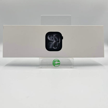 Unlocked Apple Watch Series 11 46MM Jet Black Aluminum Black Sport Band 