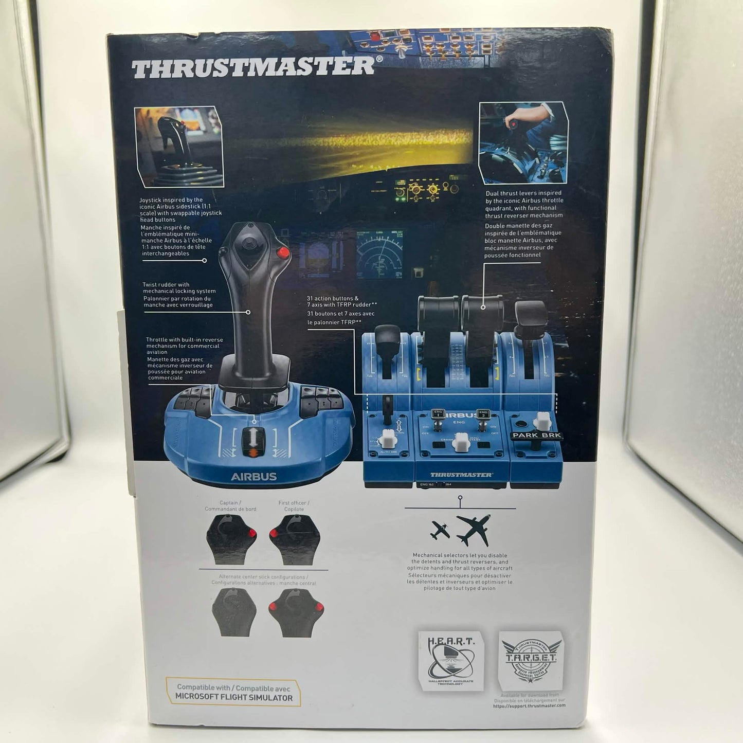 Thrustmaster TCA Captain Pack Airbus Edition  flight simulation set 2960780