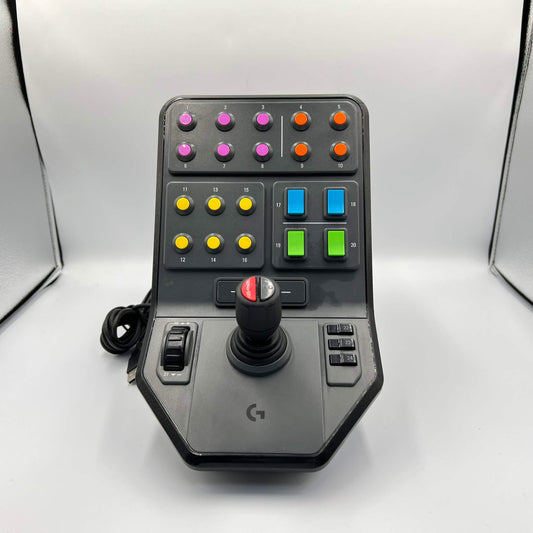 Logitech Heavy Equipment Side Panel Controller Black 945-000031 Simulator Kit For PC and Mac