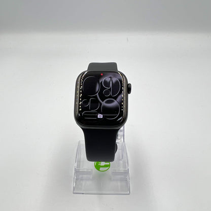 GPS Only Apple Watch Series 11 42MM Jet Black Aluminum Black Sport Band 