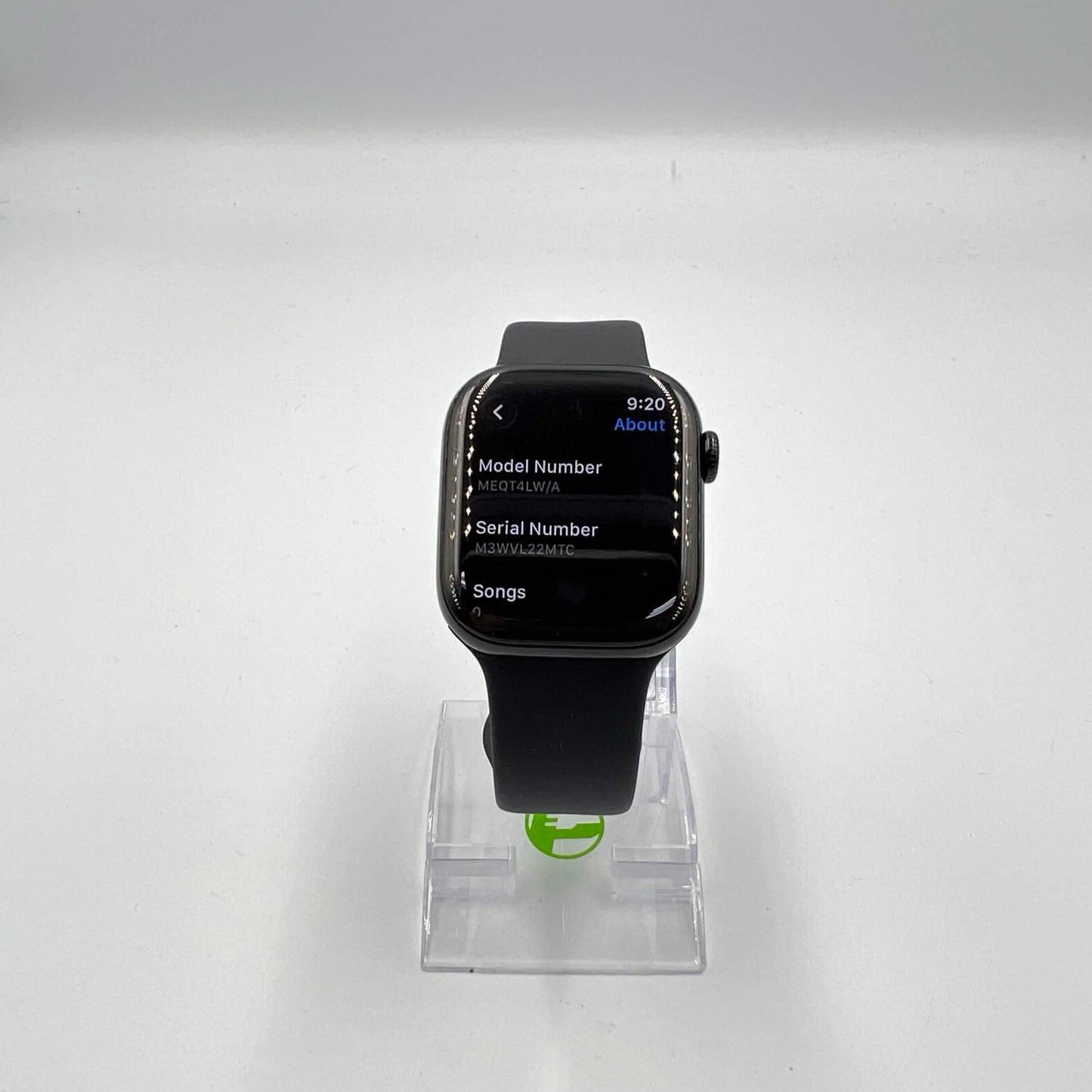 GPS Only Apple Watch Series 11 42MM Jet Black Aluminum Black Sport Band 