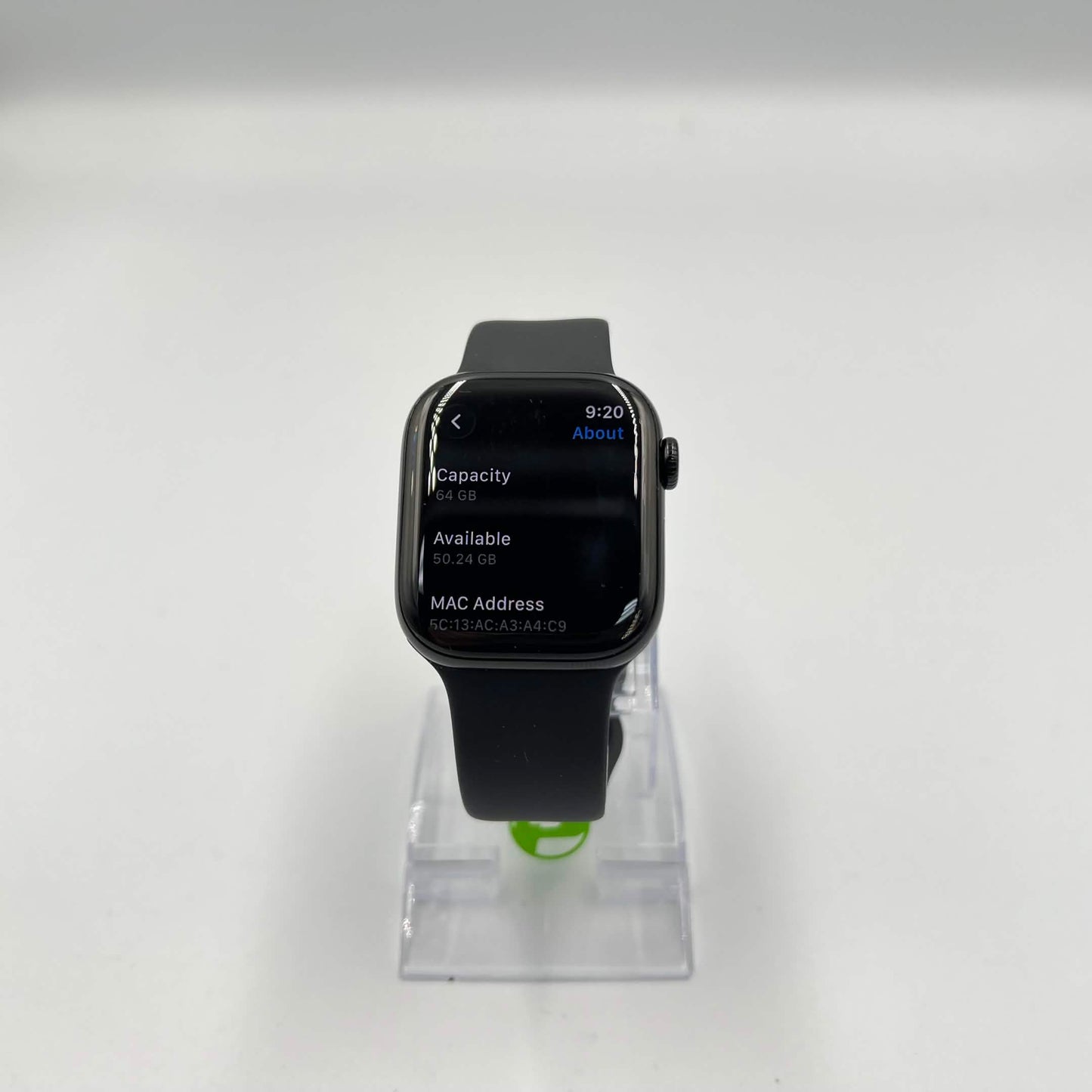 GPS Only Apple Watch Series 11 42MM Jet Black Aluminum Black Sport Band 