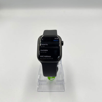 GPS Only Apple Watch Series 11 42MM Jet Black Aluminum Black Sport Band 