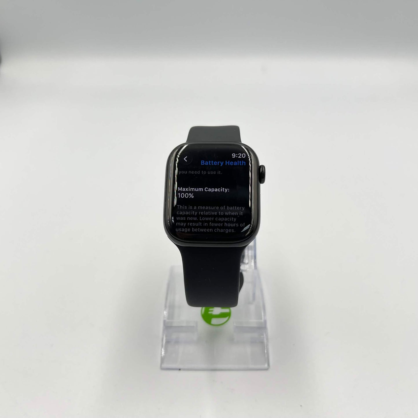 GPS Only Apple Watch Series 11 42MM Jet Black Aluminum Black Sport Band 