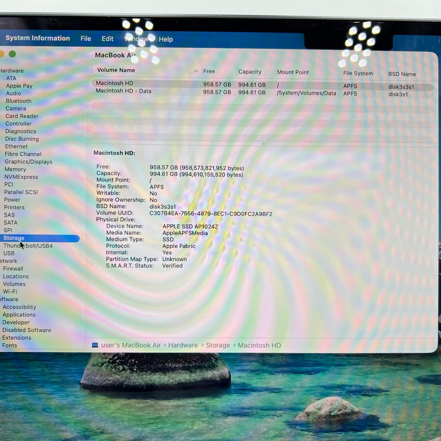 2025 Apple MacBook Air 13" M5 10C GPU 4.6GHz 16GB RAM 1TB SSD A3449