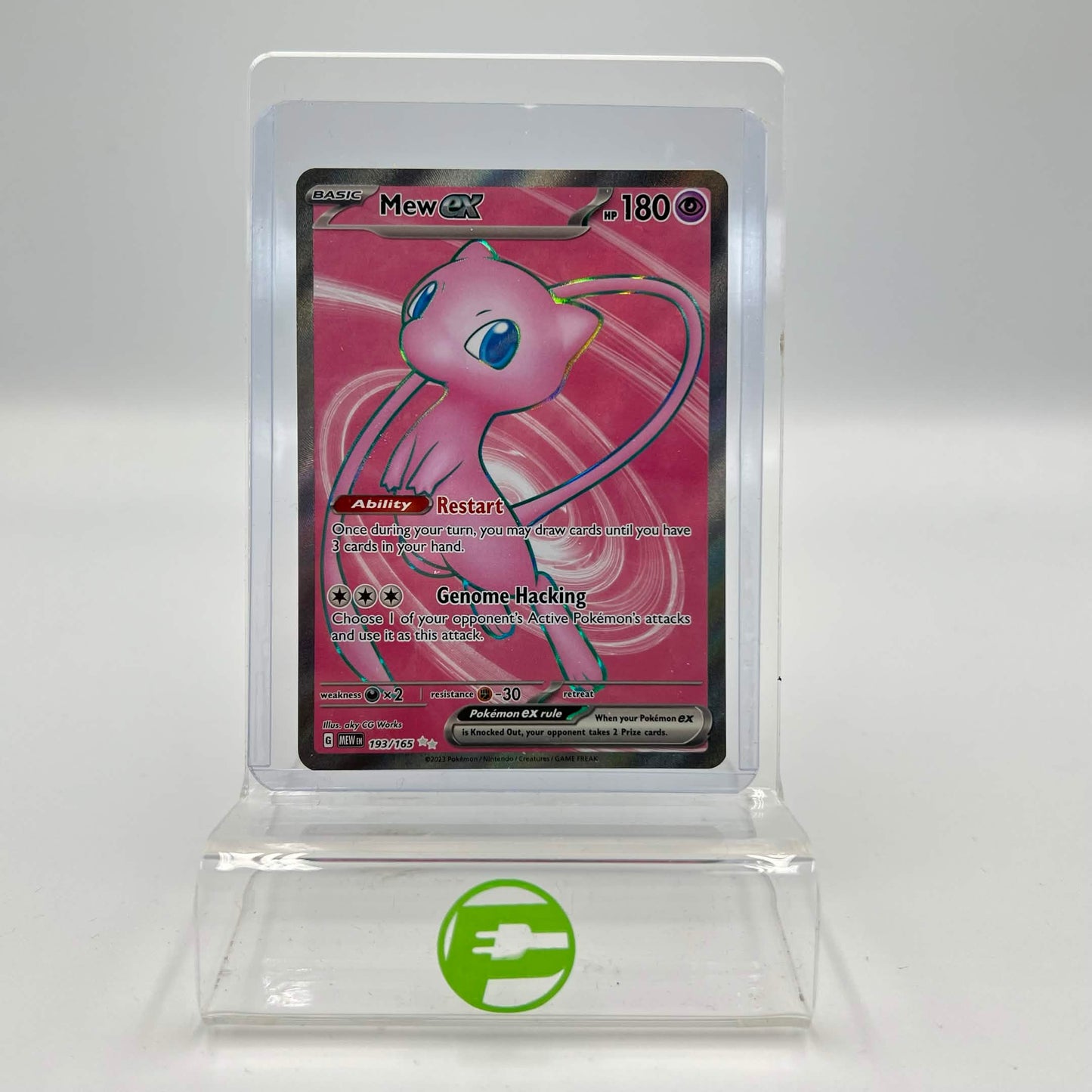 Pokémon TCG Scarlet & Violet Mew EX 193/165 Holo English